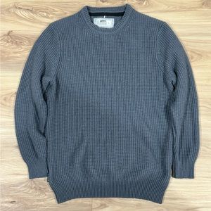 Men’s Jetty Waffle Knit Crew Neck Sweater - Size Large - Excellent Condition